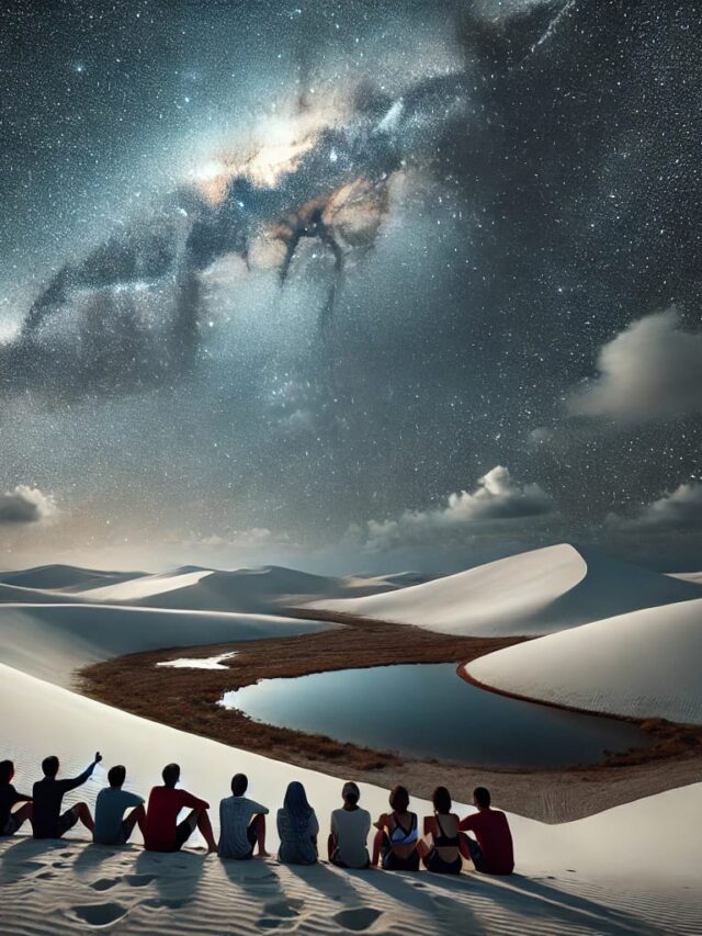 Alinhamento planetário nos Lençóis Maranhenses: 28 de Fevereiro de 2025